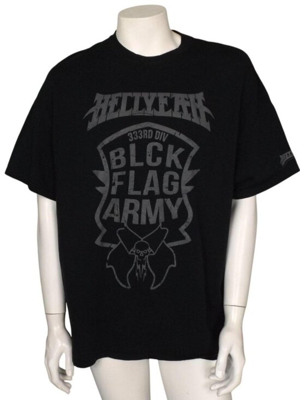 HELLYEAH Concert Tshirt, 2XL, Black/Gray Print, 3 Sides, HY back, Short sleeves